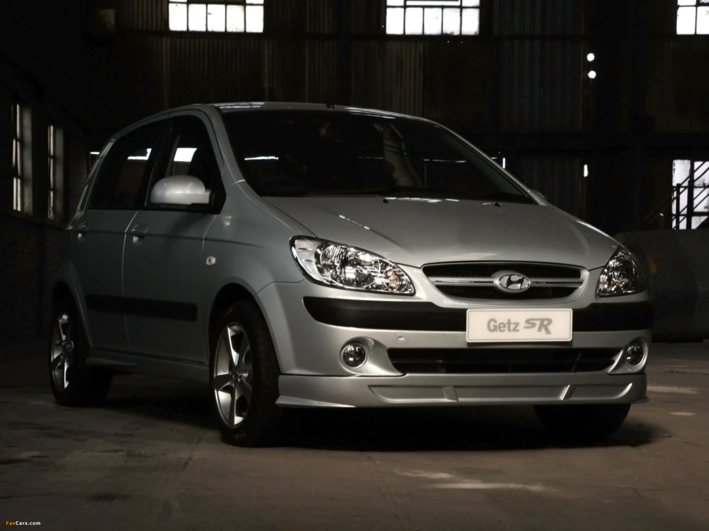 Hyundai getz цвета кузова